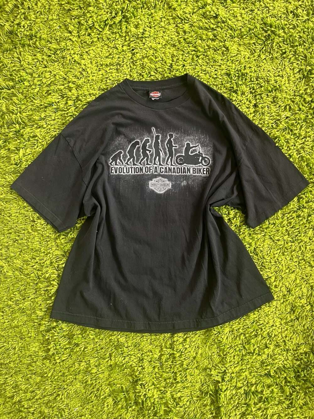 Harley-Davidson Evolution of a Canadian Biker BlackBridge Cambridge Ontario T-Sh